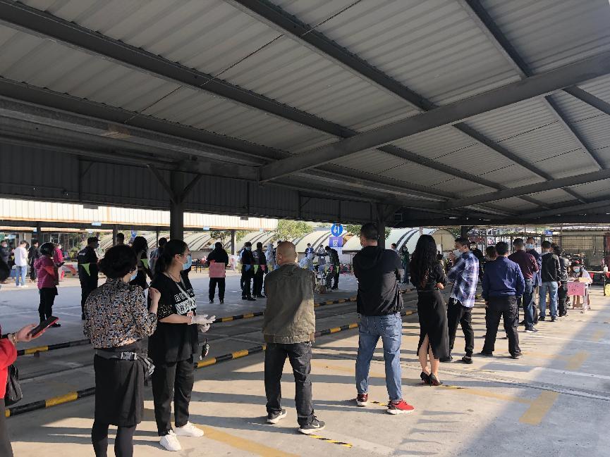 連續三天！錢江商城扎實做好市場從業人員核酸檢測工作