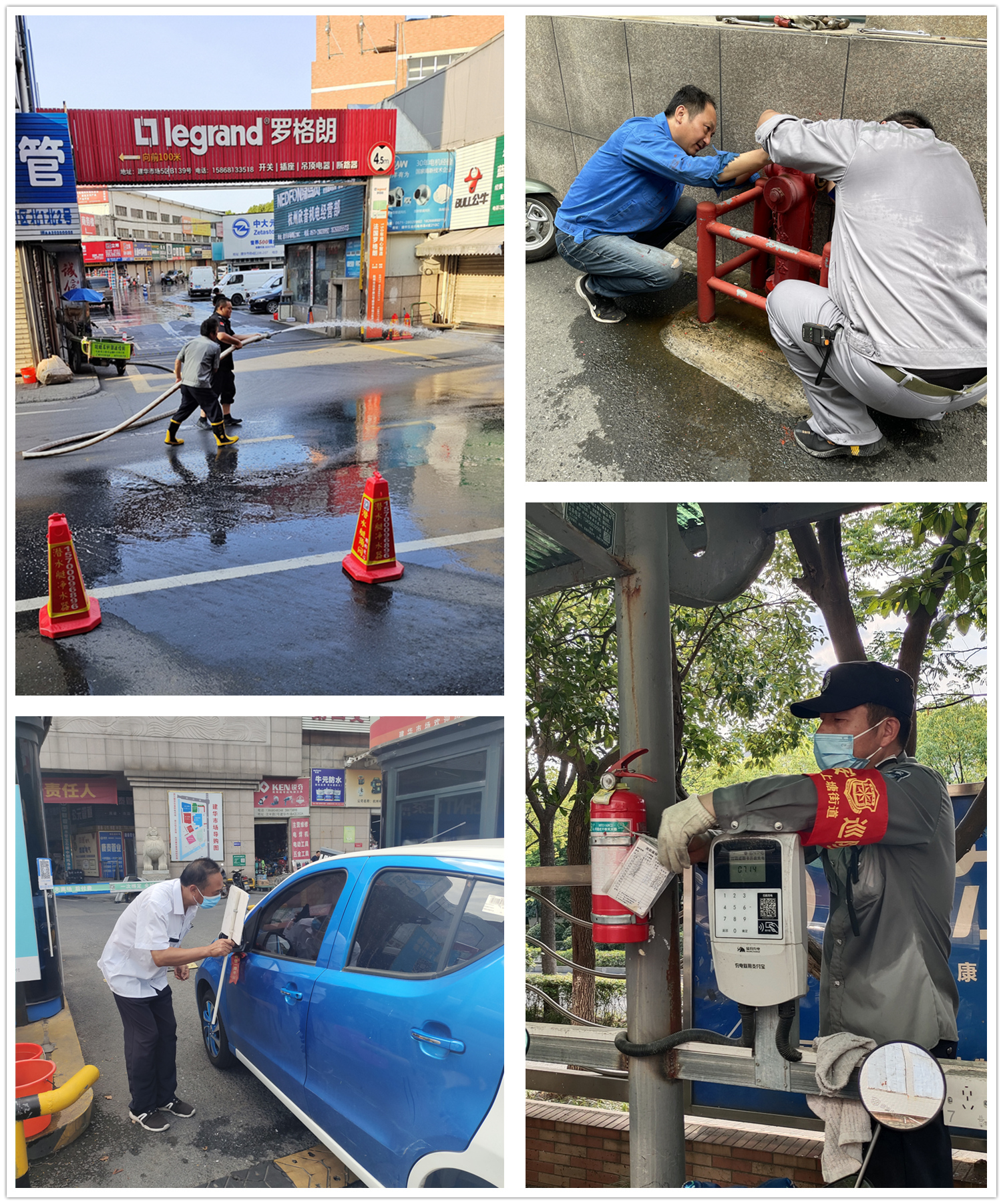 不服“暑”！建華市場勇戰高溫！