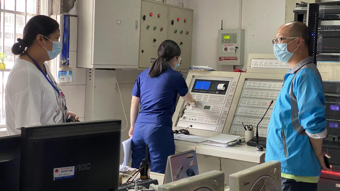 杭州市消防支隊、拱墅區應急管理局聯合走訪錢江商城開展安全生產專項檢查