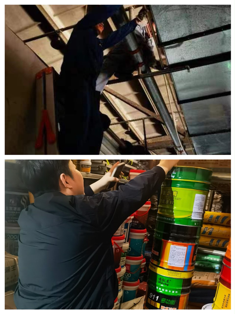 建華市場節(jié)前倉庫安全檢查進行時