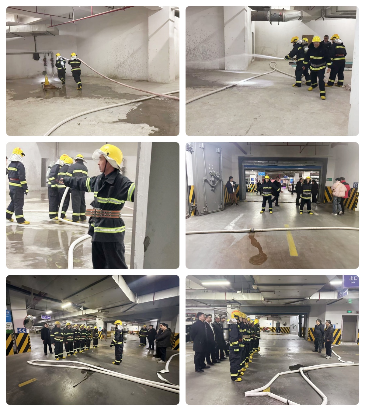 水晶城聯合大關街道、錢江商城開展消防聯勤聯動演練